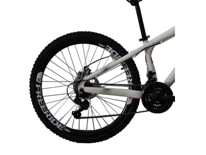 Bicicleta Aro 26 Freio A Disco FRX Freeride 21 Velocidades Branco Gios ...